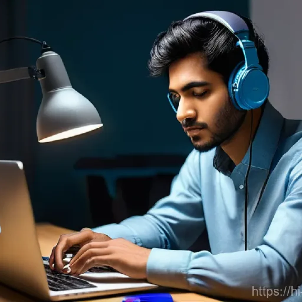 작곡가 자격증과 SNS 활용법 - **Prompt:** A young, dedicated South Asian composer in their early twenties, deeply engrossed in lea...