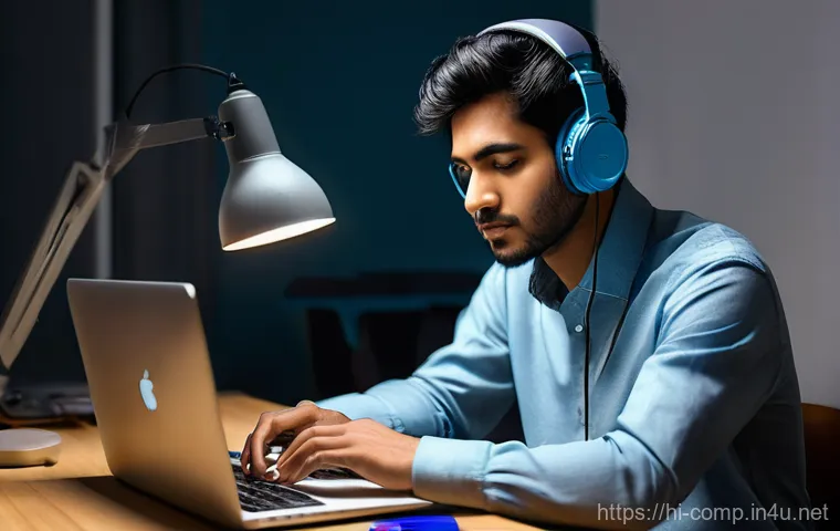 작곡가 자격증과 SNS 활용법 - **Prompt:** A young, dedicated South Asian composer in their early twenties, deeply engrossed in lea...