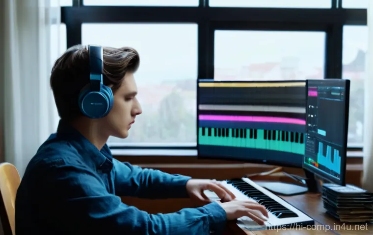 작곡가 자격증 최신 정보 - **A Certified Composer's Pride:**
    "A confident and professionally dressed female composer, in he...