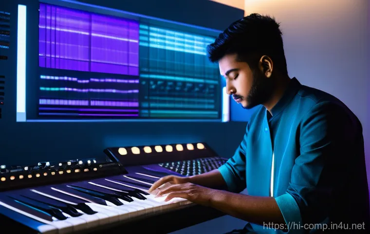 작곡가 자격증 최신 정보 - **The Evolution of Music Education: Bridging Eras:**
    "A focused young male composer, in his earl...